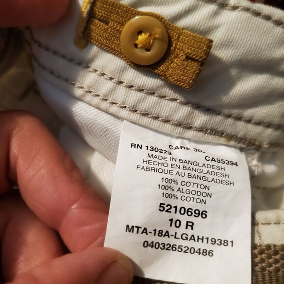 Lee "Rock Salt" Shorts - Side Pockets, Adj. Waist, Belt - Size 10 R NWOT - Picture 6 of 7